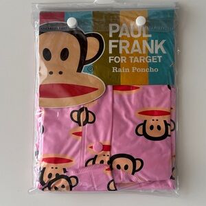 Paul Frank Pink Kids Rain Poncho